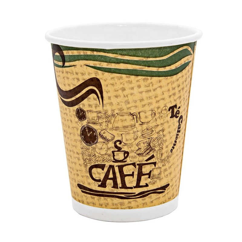 Vaso 12 Oz Polyboard para Cafe